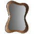 Asymmetrical Wooden Frame Mirror 04 - Thumbnail 1