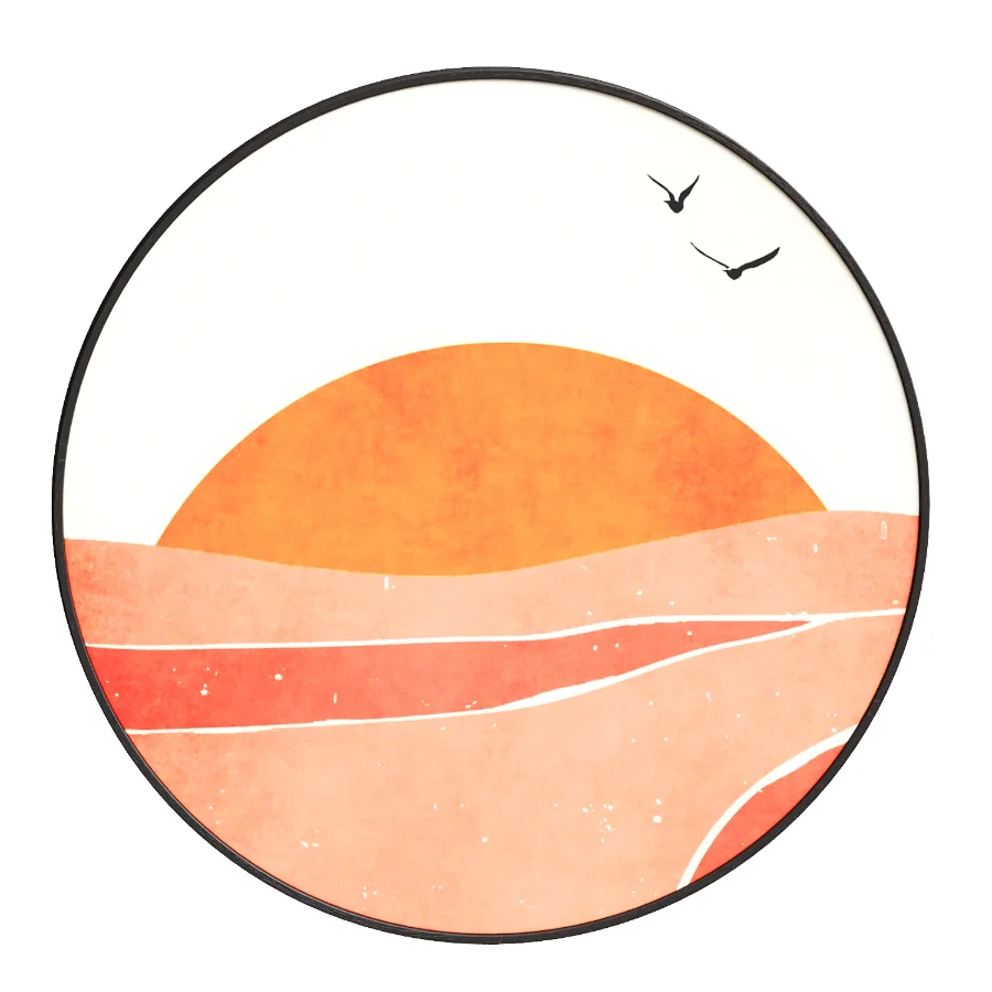 Sunset on Land painting Image 3