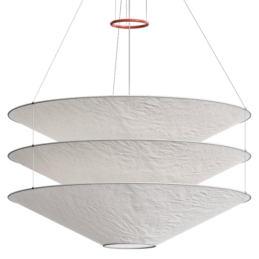 Floatation Japanese Suspension Lamp by Ingo Maurer Image 3