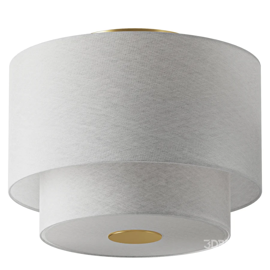 Tanyel Fabric Flush Mount Image 3