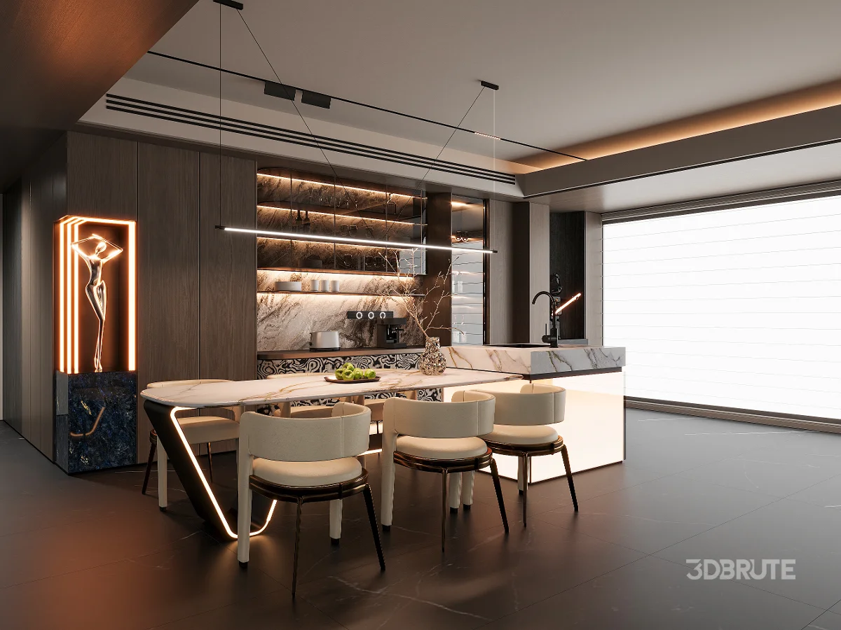 Modern dining room Image 1
