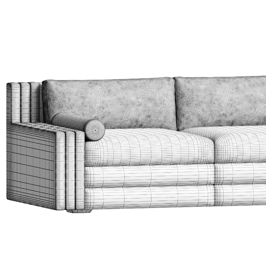 Salvadore Sofa in Army (300cm) by Laura Gonzalez Image 4