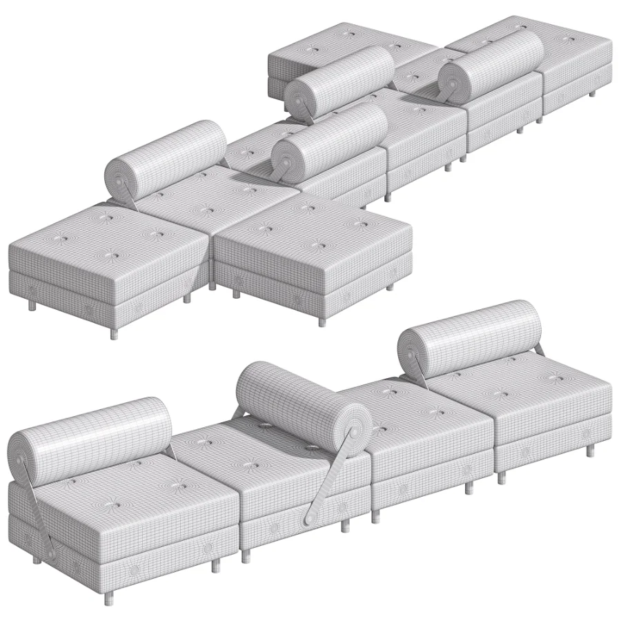 Todo Modo Sofa Ottoman By Tecno Image 7