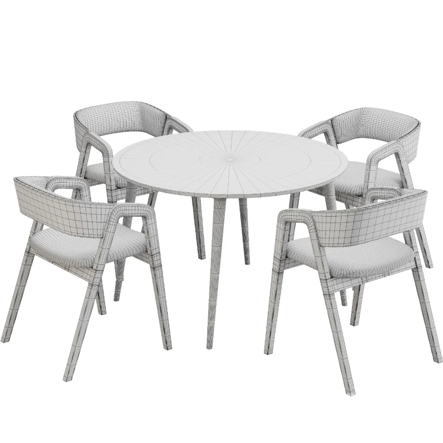Dinning chair and table348 Image 5