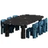 Mohdern Bold Dining Table Chair - Thumbnail 4