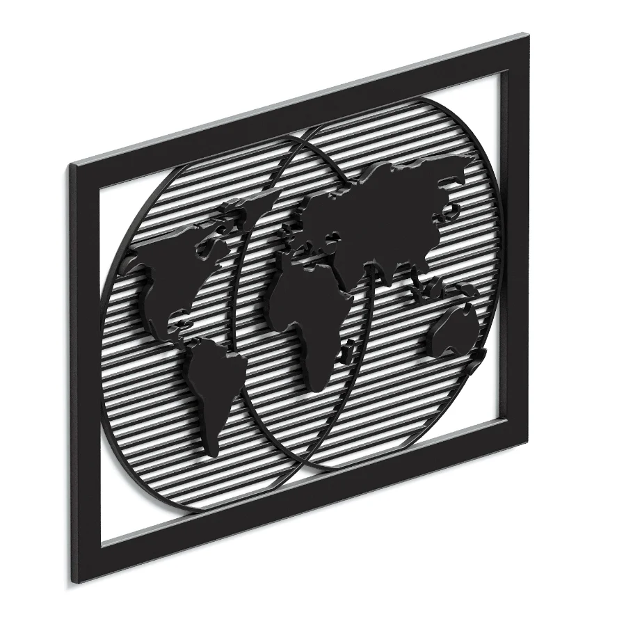 Decoration World Map Image 3