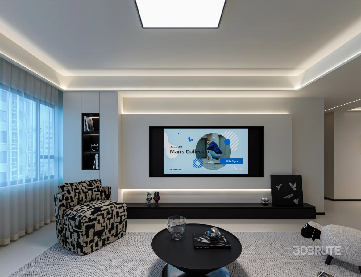 Modern living room dining room Image 7