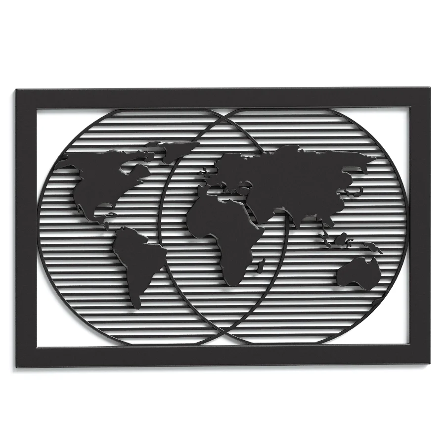 Decoration World Map Image 2