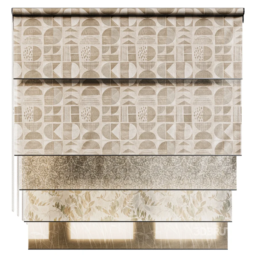 Double Roller Blinds Set Image 4