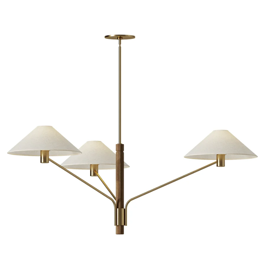 Devon 3 Light Chandelier Image 1