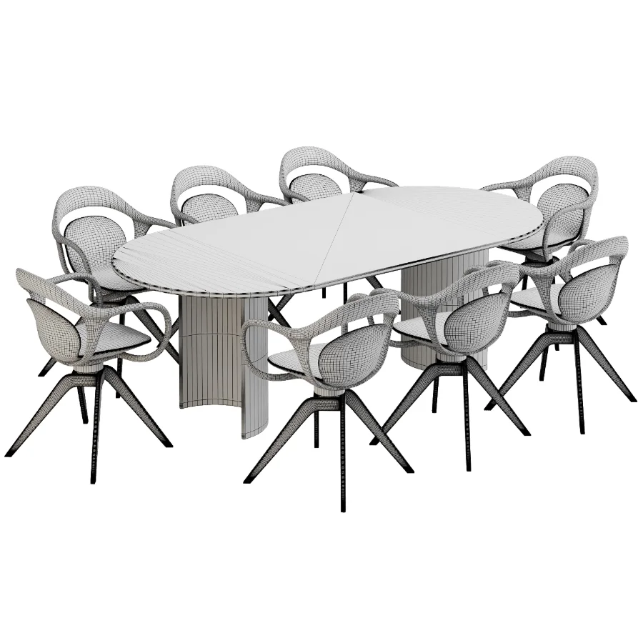Dinning chair and table350 Image 4