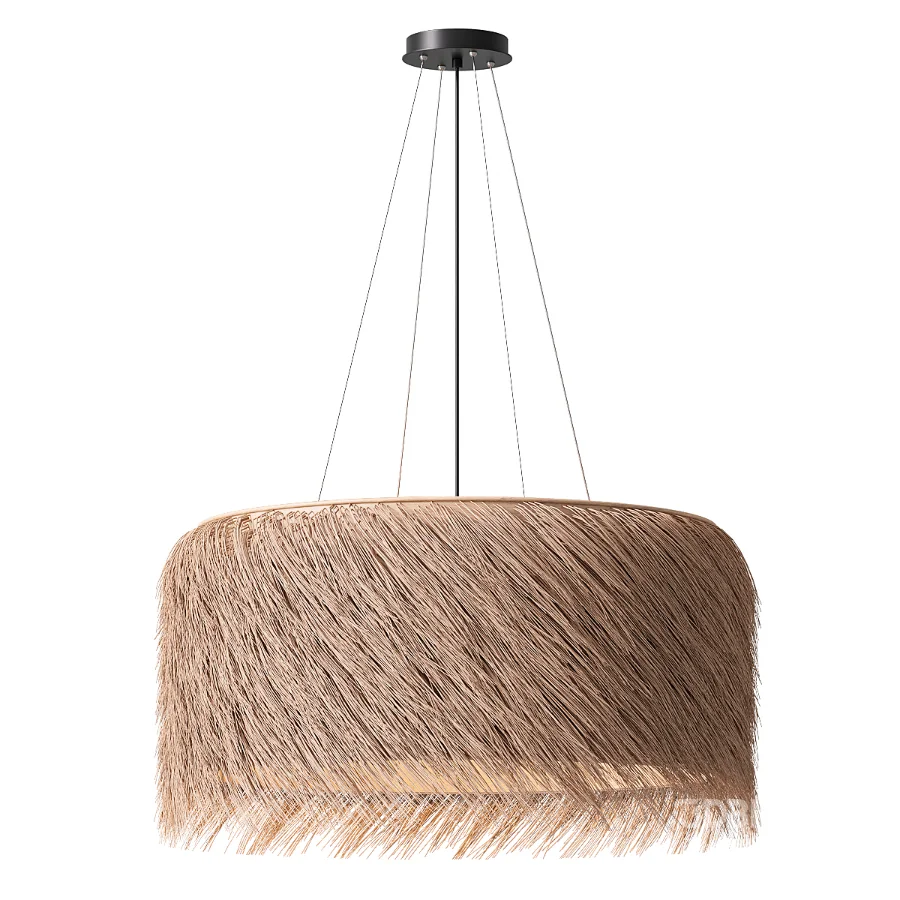 Raffia Lampshade by Candy Lamp Image 3