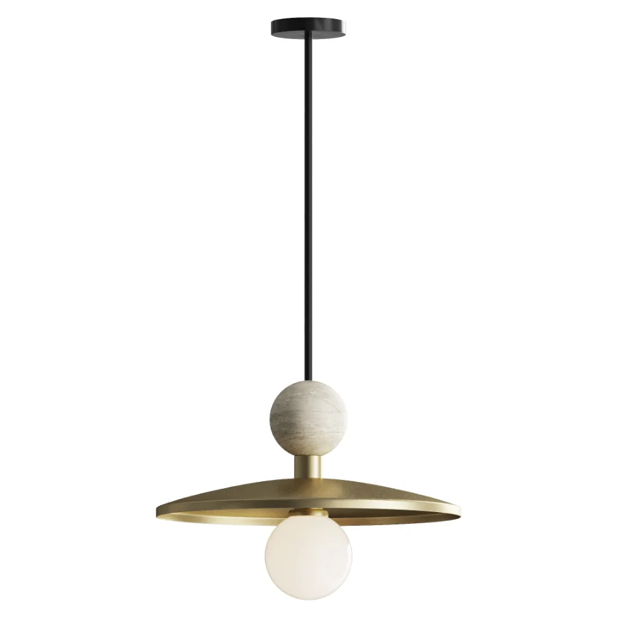 Brass pendant light Image 2