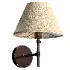 WALL LIGHT WITH LINEN LAMPSHADE - Thumbnail 2