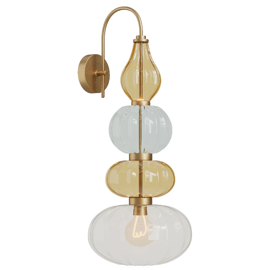 Sconce Brass Wall Light Image 3