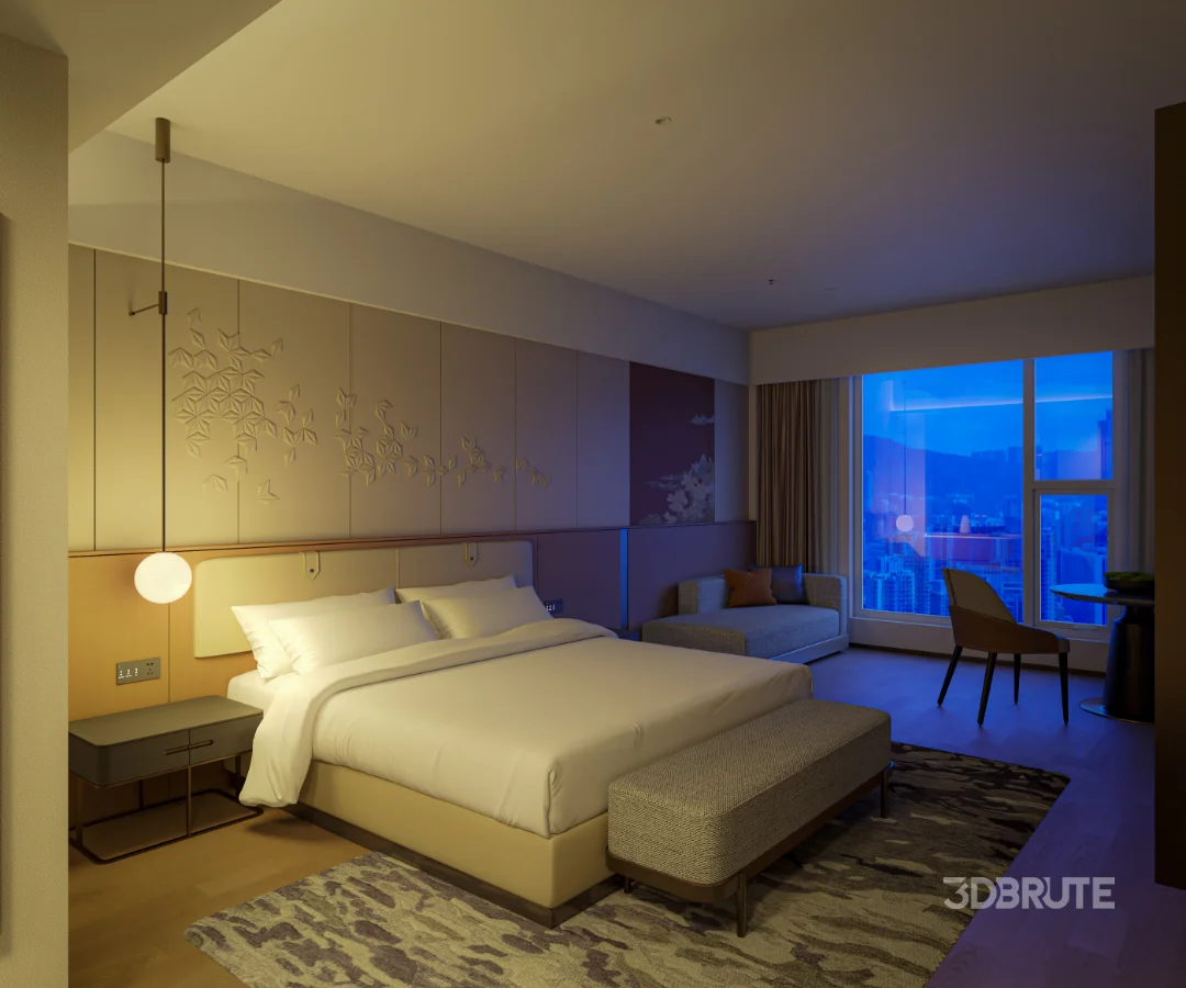 hotel bedroom Image 4