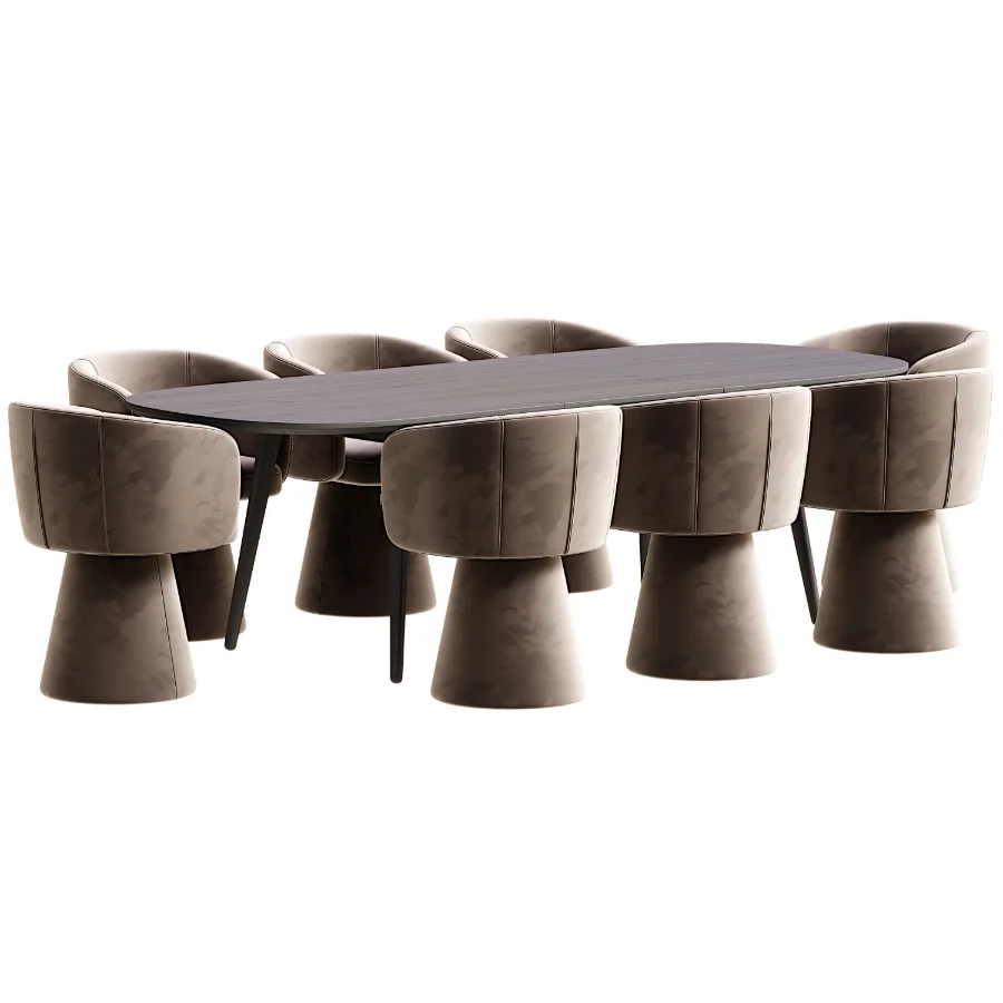 Tori Chair Fjord Dining Table Image 1