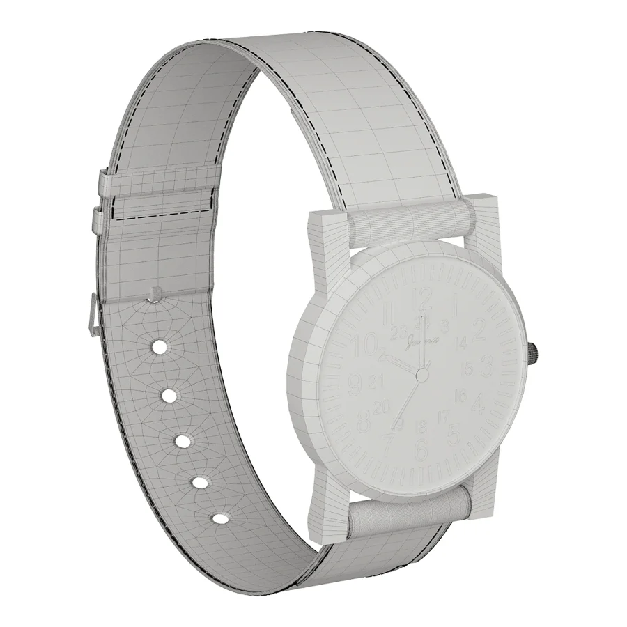 Jainx Men’S Black Dial Leather Strap Analog Watch Image 2