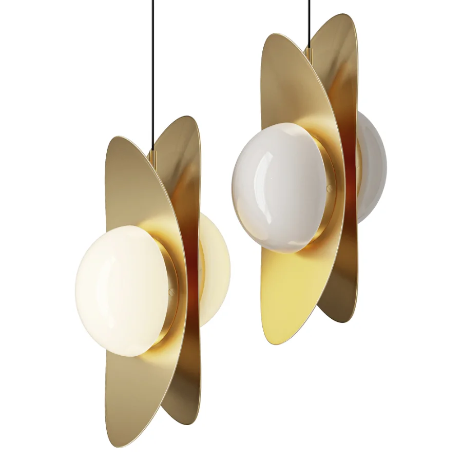 Golden Ingot Pendant Light Image 1