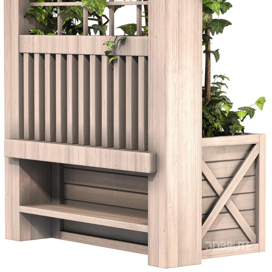 Wooden Garden Arbor 04 Image 7