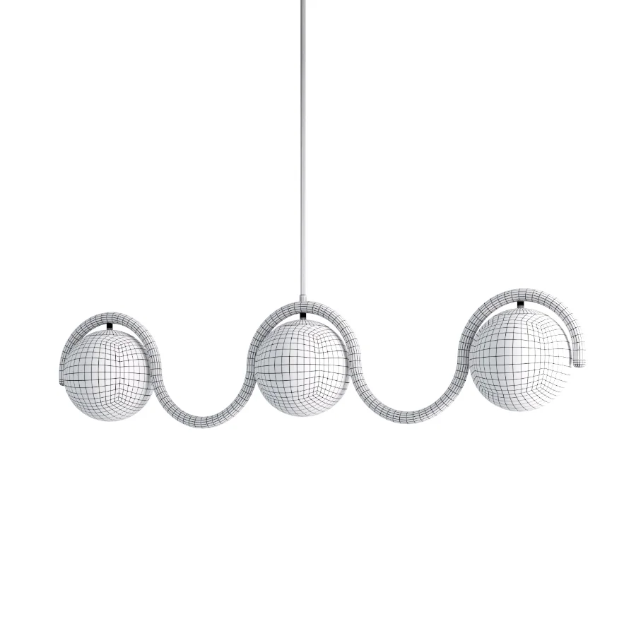 Lenox Linear Chandelier Image 2