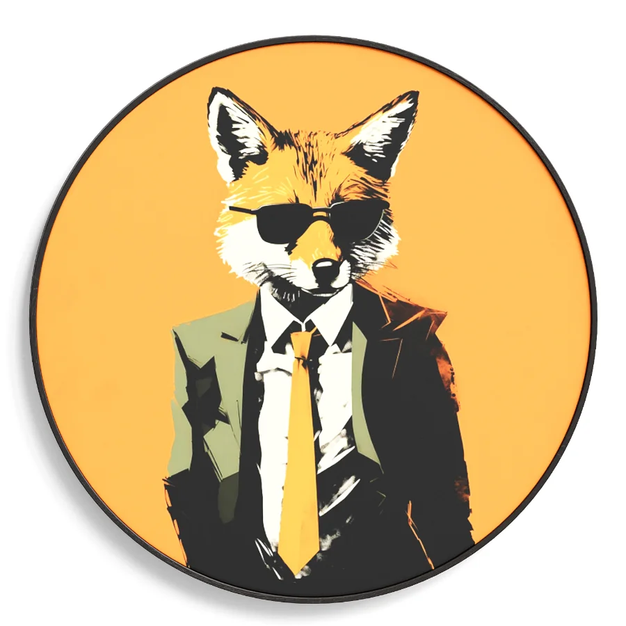 Wall Painting Cool Fox Image 1
