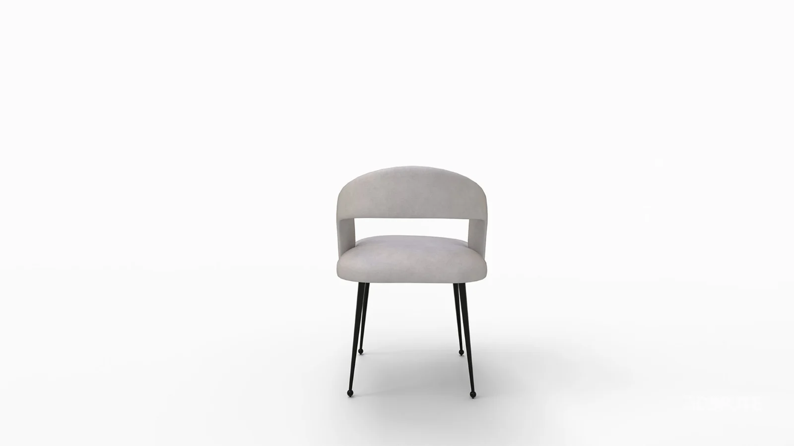 Rocco Velvet Dining Chair Image 3