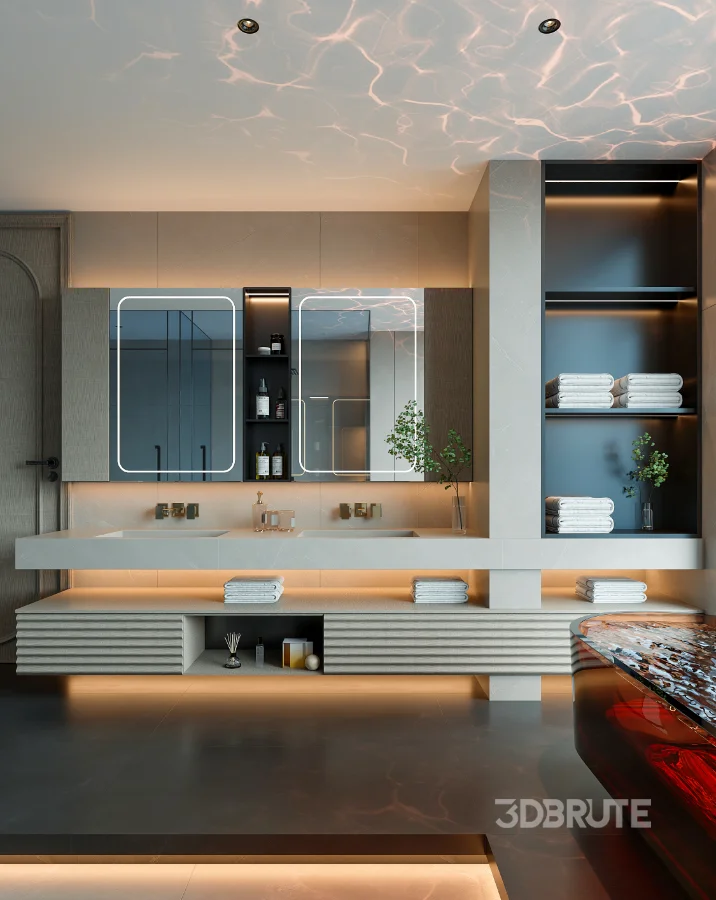 modern bathroom interior Image 2