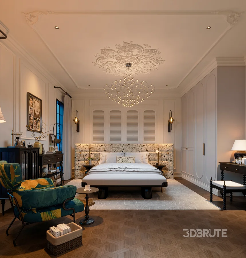 Master bedroom and garden balcony Image 2