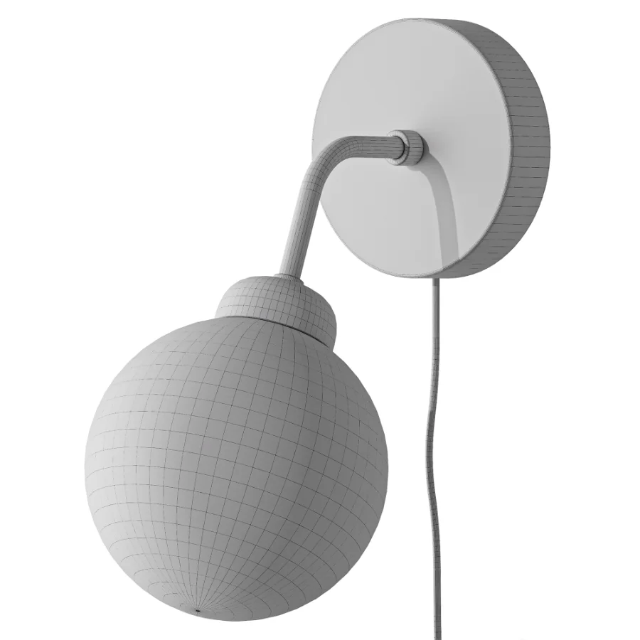 Nuura Apiales Wall Lamp Satin Black with Cord Image 3