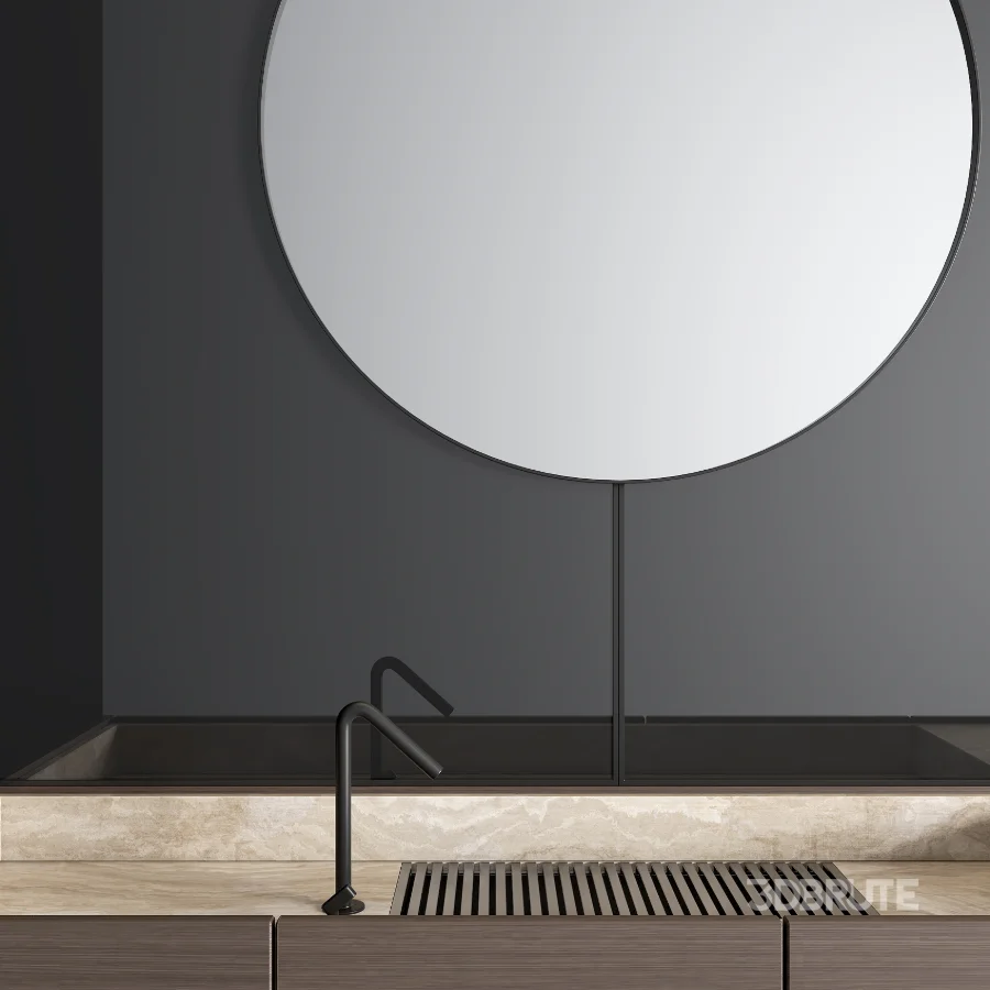 Bathroom Furniture Set 06 Image 4