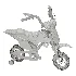 Keano Motocross Style Kids Bike - Thumbnail 6