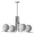 Kazu 5 Light Dimmable Globe Chandelier - Thumbnail 3