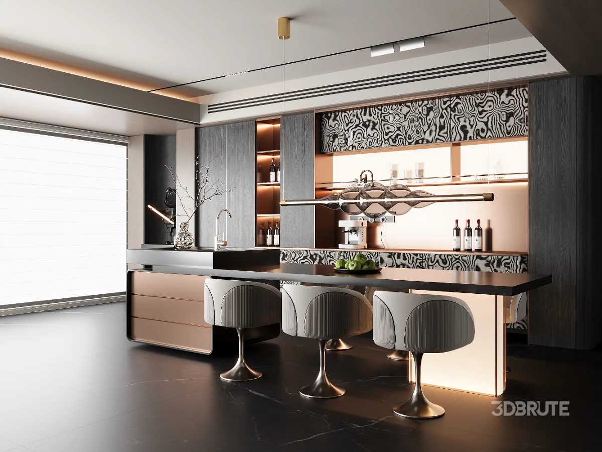 modern dining room Image 1