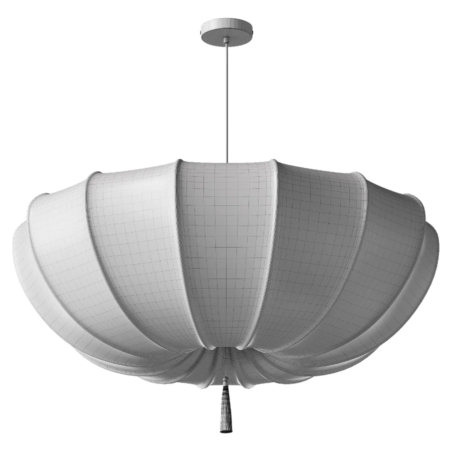 Nordic Fabric Wabi Sabi Chandelier Image 3