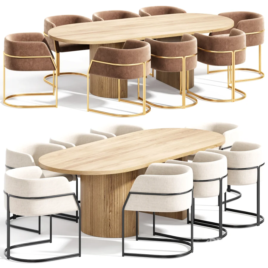 Meridiana Chair Gubi Table By Amgrades Image 4