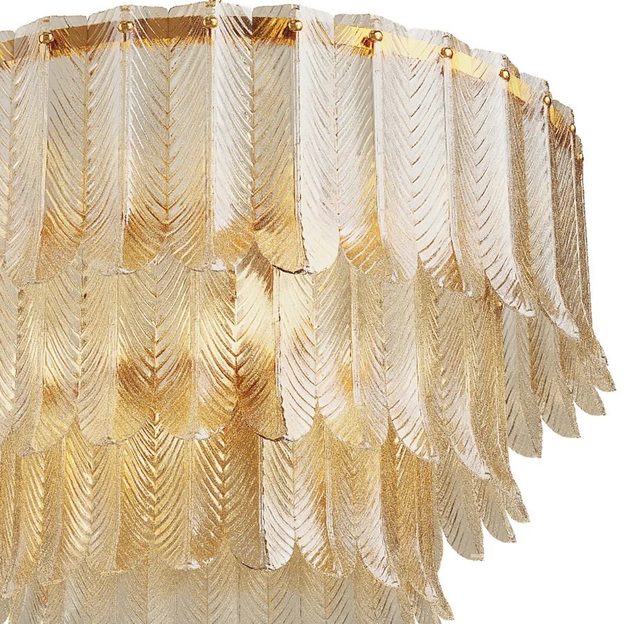 Modern Luxury Glass Chandelier Image 4