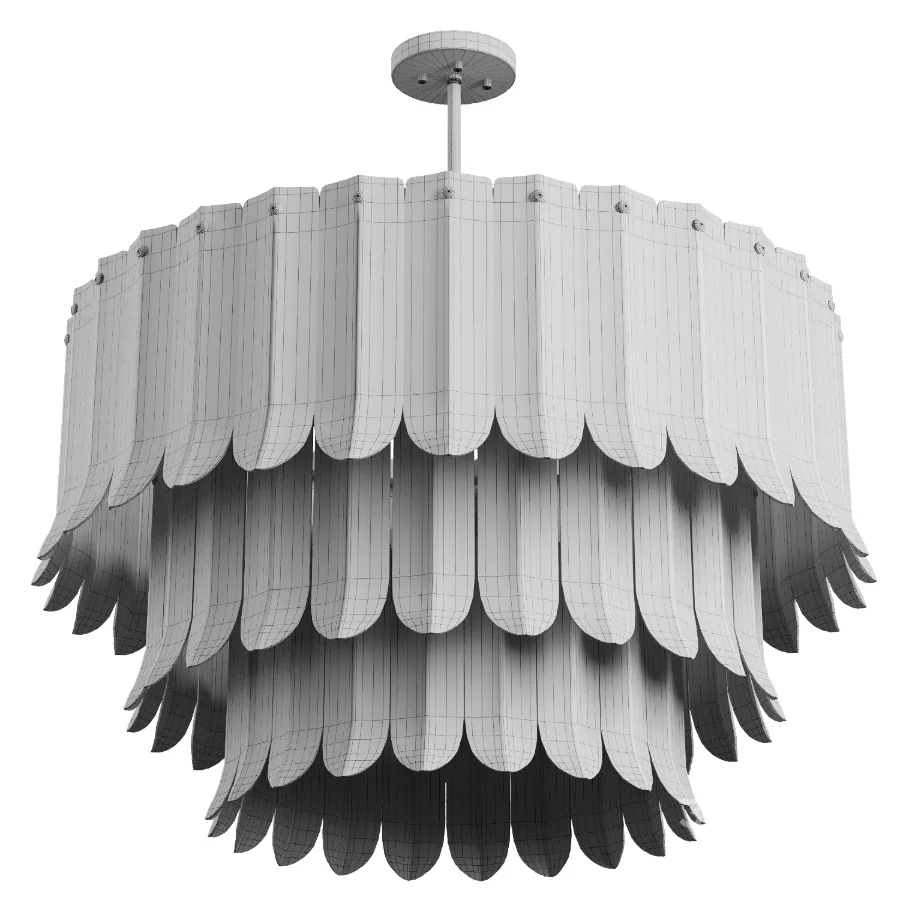 Modern Luxury Glass Chandelier Image 2