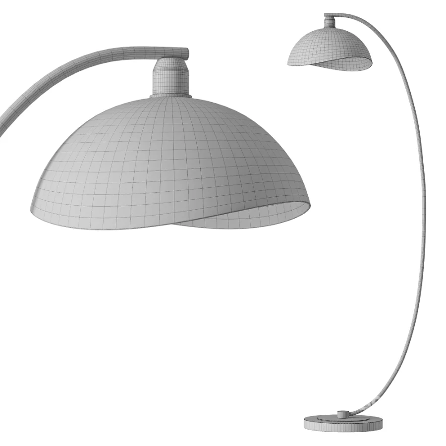 Luna Bella Arched Floor Lamp Image 3