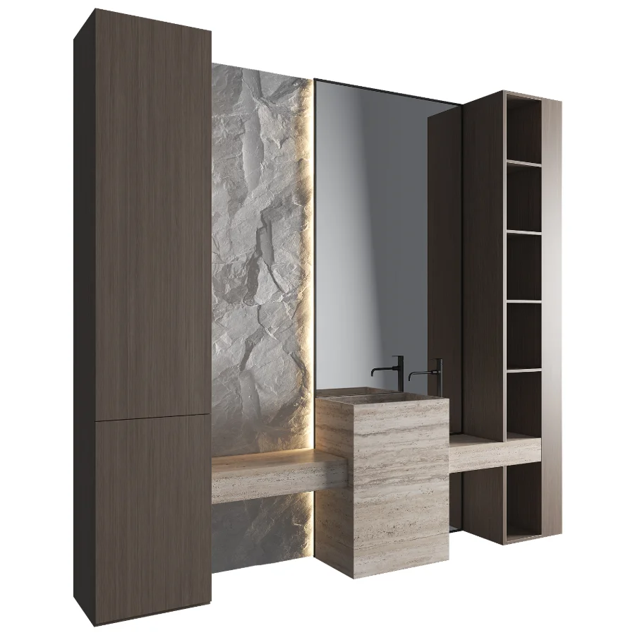 Bathroom Furniture Set 08 Image 2