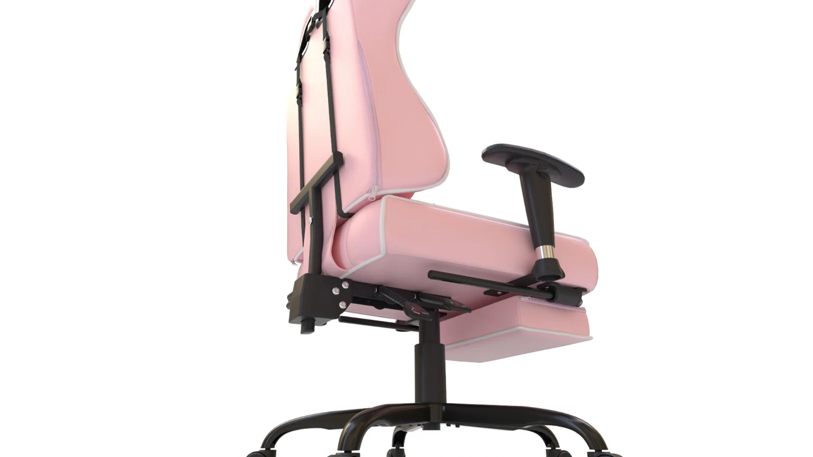 Gaming Chair with Massager Lumbar Support Image 7