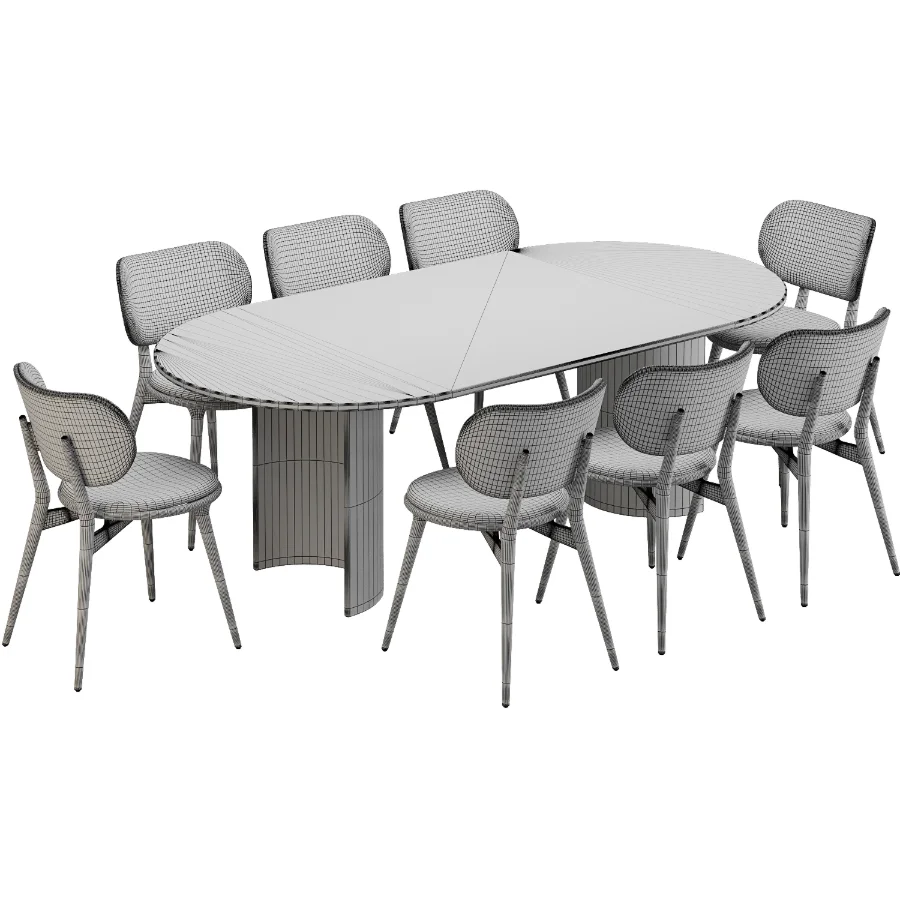 Dinning chair and table357 Image 7
