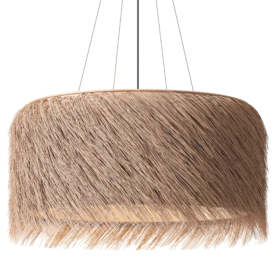 Raffia Lampshade by Candy Lamp Image 1