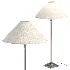 Francesca Matt Black Table Lamp with Linen Shade - Thumbnail 4