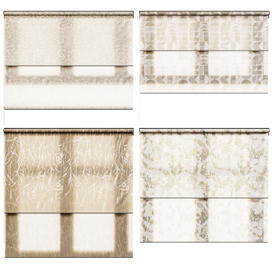 Double Roller Blinds Set Image 5