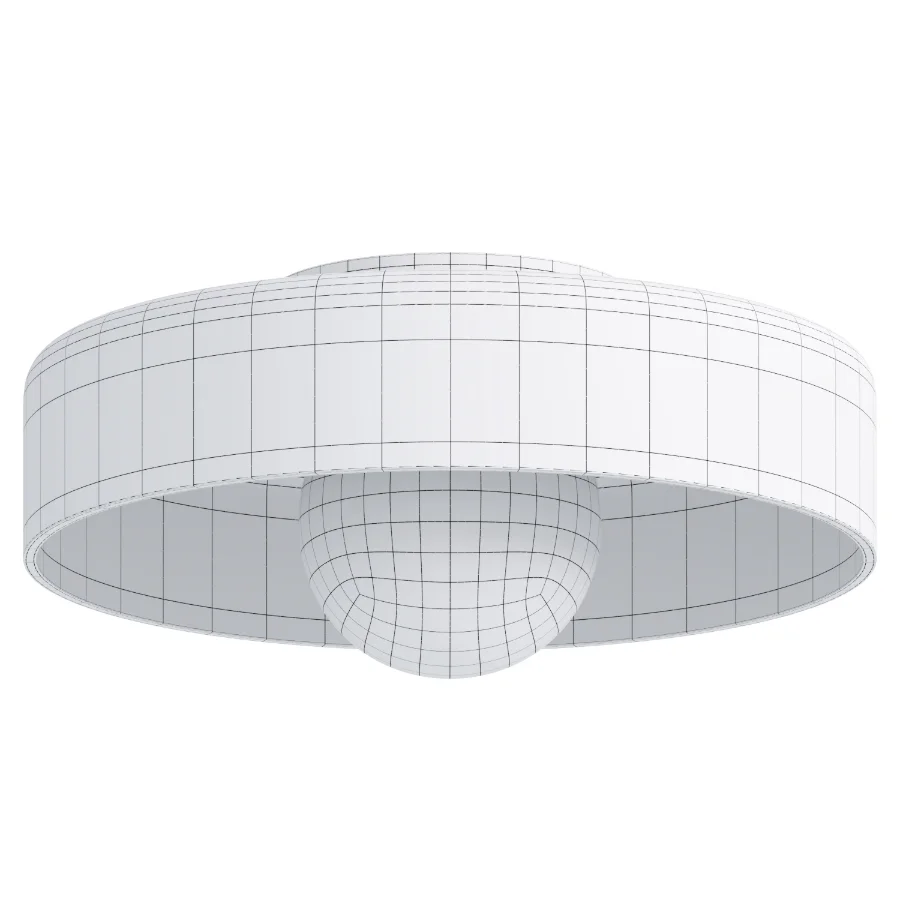 Morandi Glass Disc Orb Ceiling Lamp Image 3
