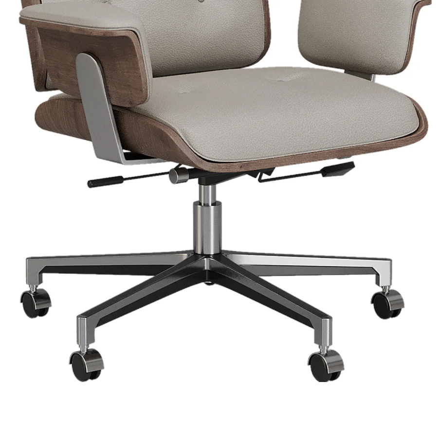 Black Home Office Chair Image 4
