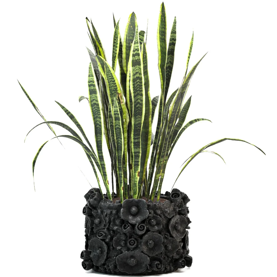 Concrete Pot Plant Set 08 Image 1
