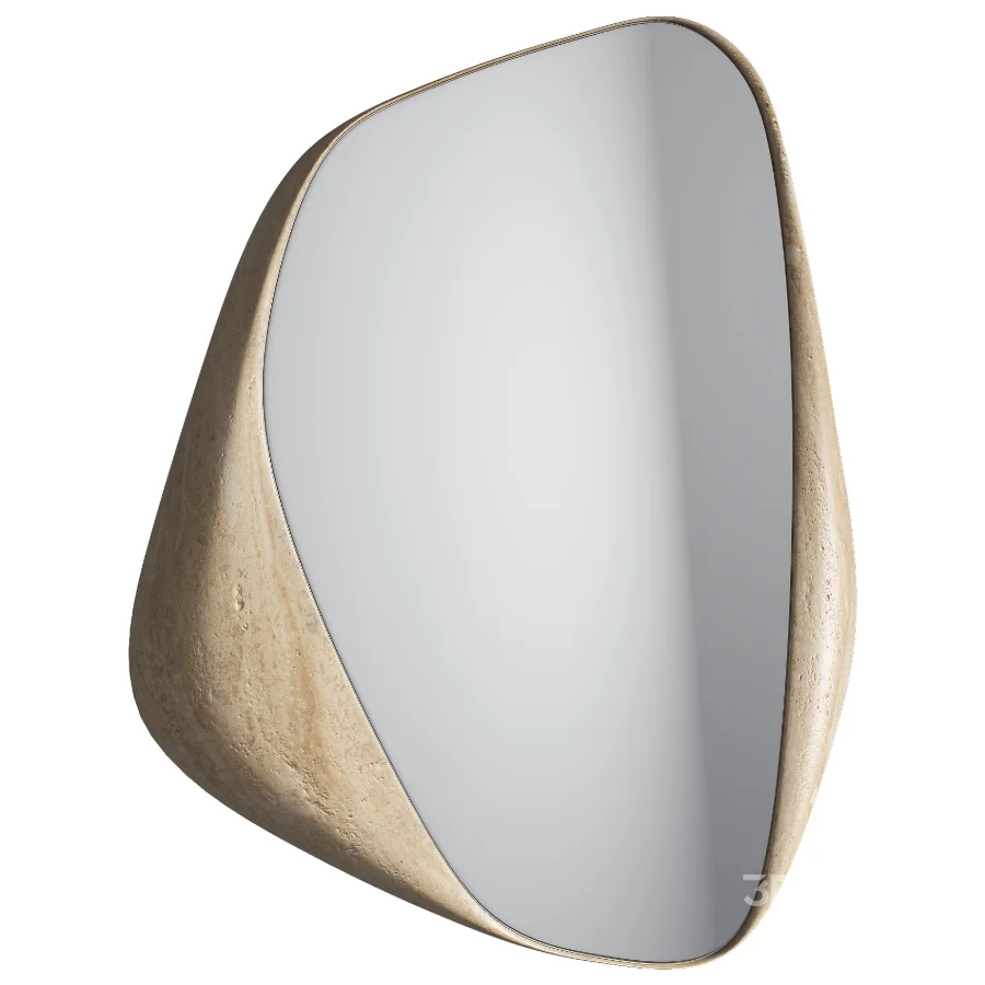 Kira Travertine Mirror Image 2