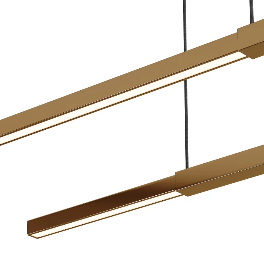 Tie Stix Metal Center Feed Suspension Light Image 7